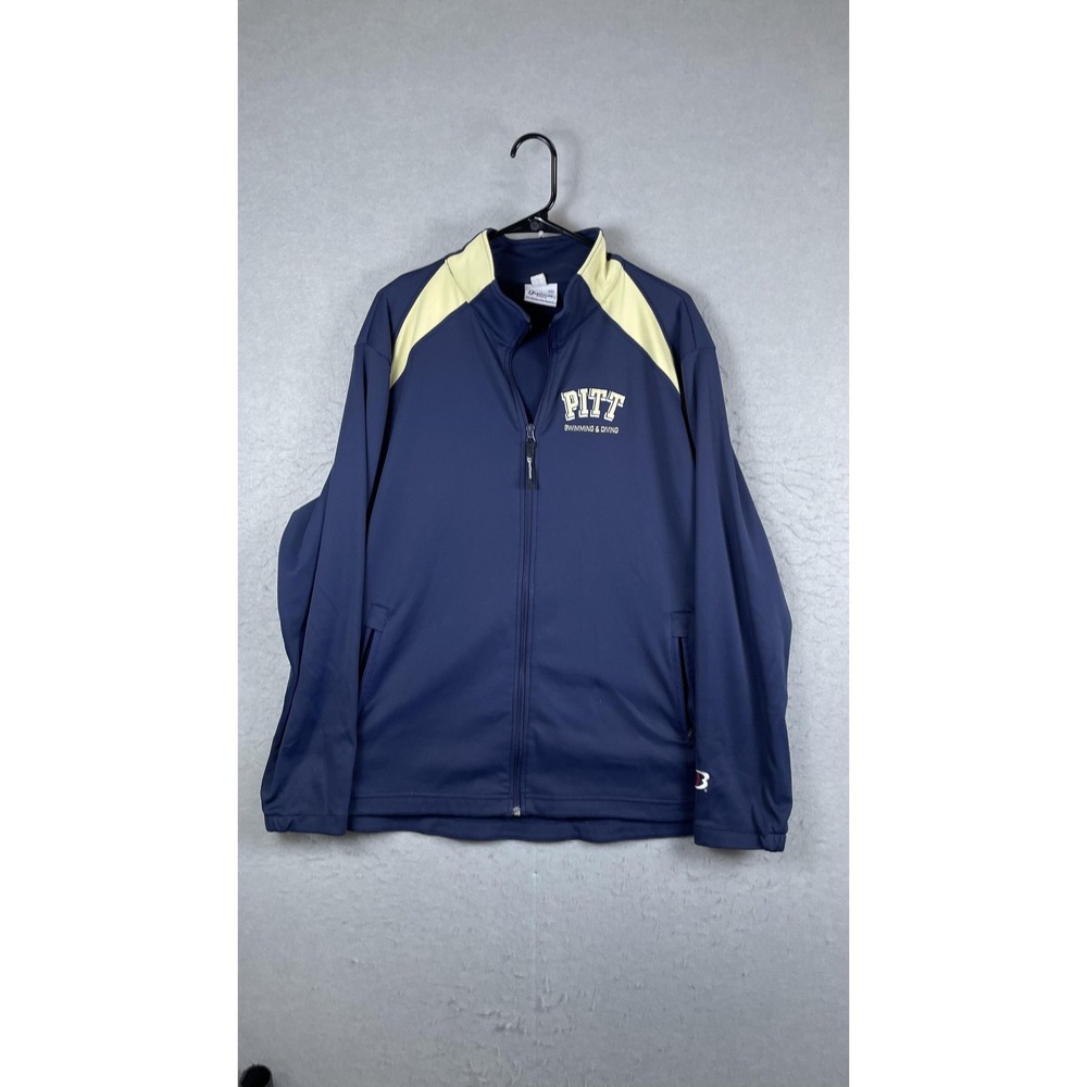 Pitt‎ Jacket Mens 2XL Blue NCAA Swimming & Diving Boathouse Sports Full Zip